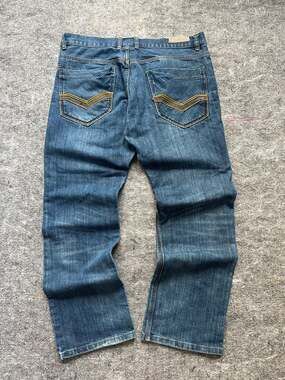 F.U.S.A.I. Vintage Y2K Mens 36x29 Relaxed Straight Loose Baggy Jeans